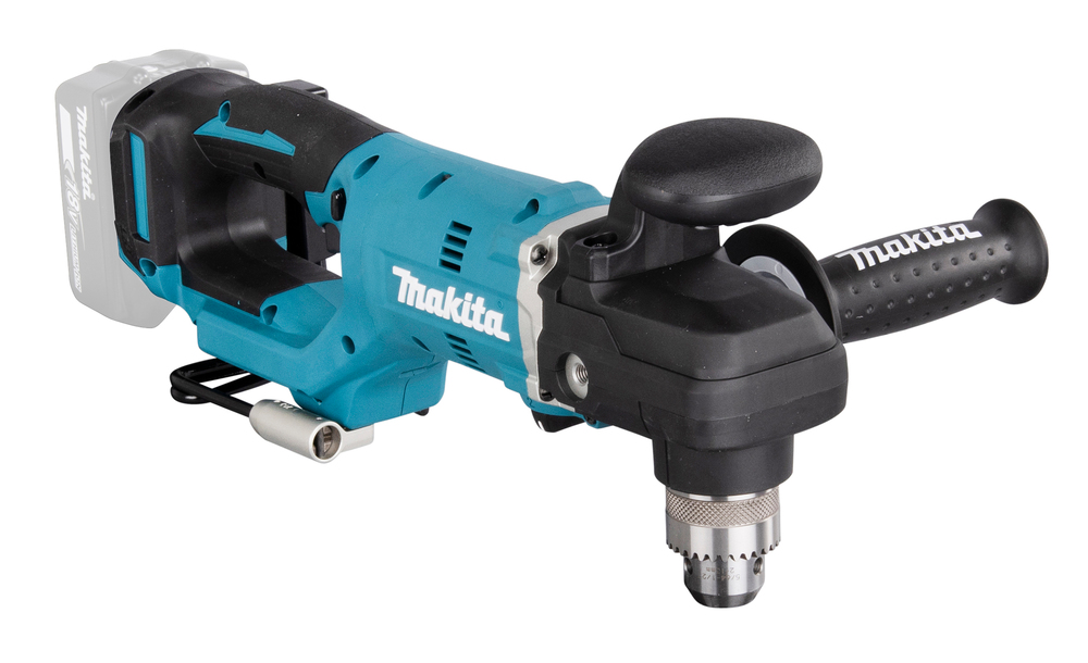 Угловая дрель аккумуляторная Makita DDA450ZK LXT 18В, 25 Нм, 1400 об/мин, без акб и ЗУ