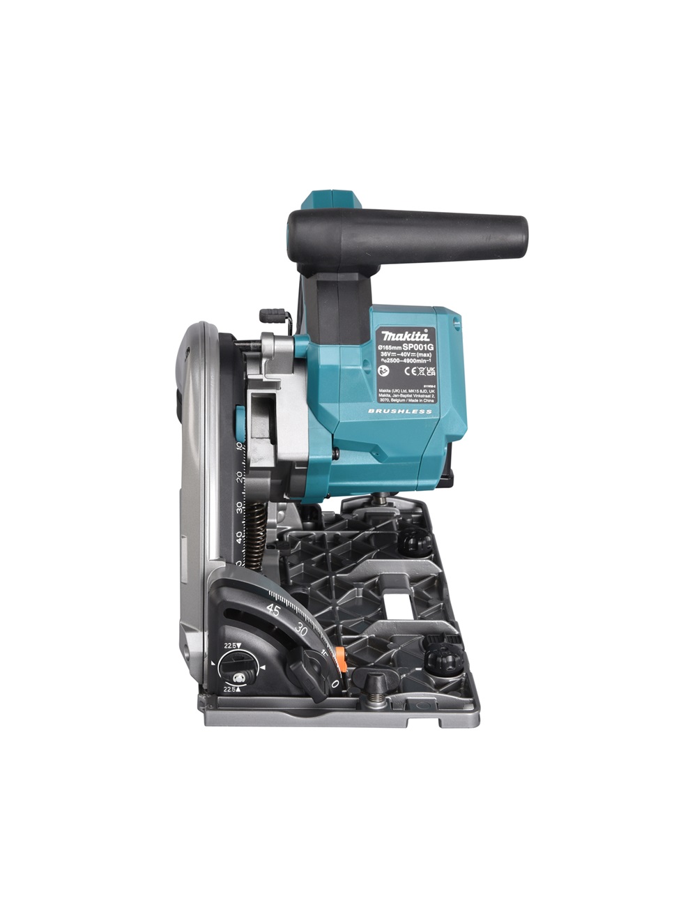 Пила погружная дисковая аккумуляторная Makita SP001GZ02 LXT 18В X2, 165 мм, без акб и ЗУ