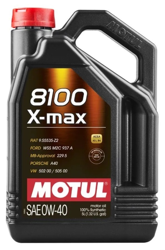 Моторное масло MOTUL 8100 X-max 0W-40 (5 л.)