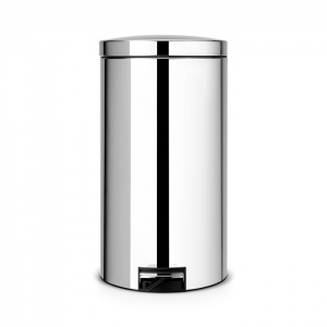 Корзина с педалью MERIDA KMS33 металлическая полированная 45л