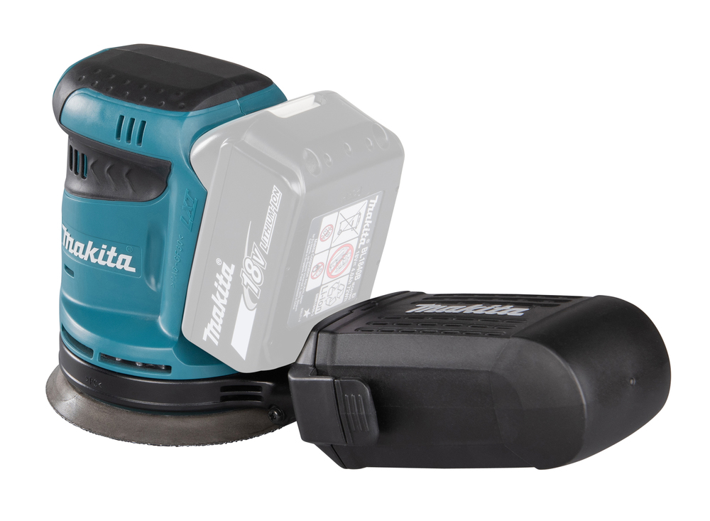 Эксцентриковая шлифовальная машина аккумуляторная Makita DBO180Z LXT 18В, 125 мм, без акб и ЗУ