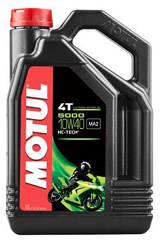Моторное масло MOTUL 5000 4T SAE 10W40 (4 л.)