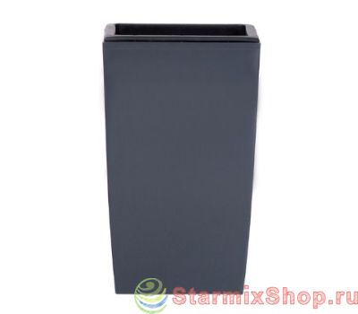 Кашпо для цветов Prosperplast Coubi Square High 30+19л, графит