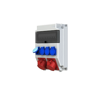 Навесной щит с розетками 220В + 380В EVOL COMBOX 11 0102-010-1