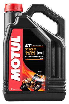 Моторное масло MOTUL 7100 4T SAE 15W50 (4 л.)