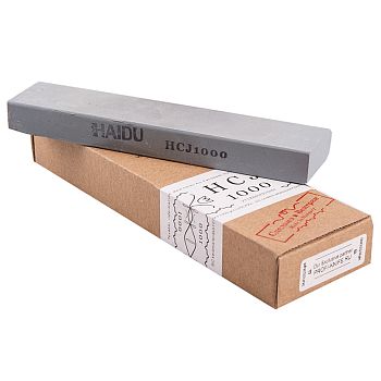 Камень для заточки профессиональный HAIDU 160х40х15 керамика+карбид кремния HCJ1000(JIS#2600)