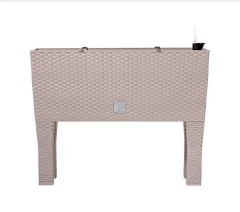 Кашпо с автополивом Prosperplast Rato Case High 30л, мокко