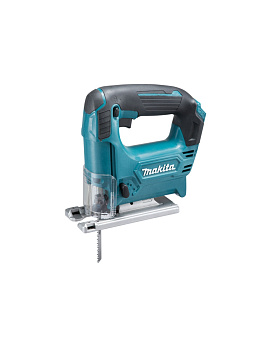 Лобзик аккумуляторный Makita JV101DZ 10.8В, Li-ion, 0-2850 об\м, ход-18 мм, рез-65 мм, 1.8 кг, 3-маятн, без акб и ЗУ
