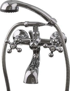 СМЕСИТЕЛЬ ДЛЯ ВАННЫ И ДУША LEDEME L3019, КОРОТКИЙ ИЗЛИВ