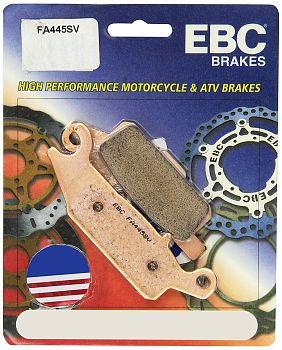 Колодки тормозные EBC для Yamaha Grizzly 700 r/l (Sintered)