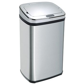 Урна сенсорная с автоматически открывающейся крышкой AGB-50S (хром)