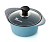 Кастрюля 1 л. Ecoramic 16 см с каменным антипригарным покрытием с крышкой