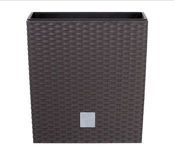 Кашпо для цветов Prosperplast Rato Low 15,8+11л, венге