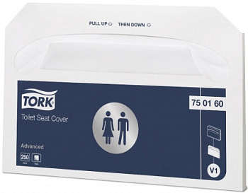 750160 Tork индивидуальные бумажные покрытия на унитаз