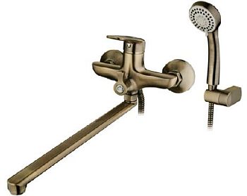 СМЕСИТЕЛЬ ДЛЯ ВАННЫ И ДУША LEDEME L2248C, БРОНЗА