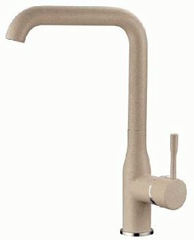 СМЕСИТЕЛЬ ДЛЯ КУХНИ LEDEME L4698M, БЕЖЕВЫЙ МАТОВЫЙ, ВЫСОКИЙ ИЗЛИВ