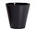 Кашпо для цветов Prosperplast Tubus 28,5л, антрацит