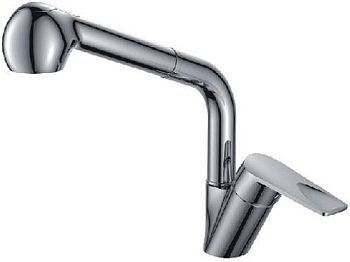 СМЕСИТЕЛЬ ДЛЯ КУХНИ LEDEME L6040, ЭКО-КАРТРИДЖ, С ВЫТЯЖНОЙ ЛЕЙКОЙ