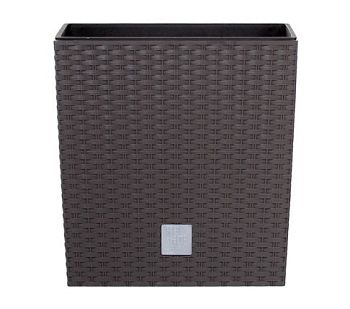 Кашпо для цветов Prosperplast Rato Low 64+37л, венге