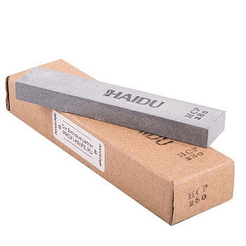 Камень для заточки профессиональный HAIDU 100х20х10 керамика+карбид кремния HCP280(JIS#360)