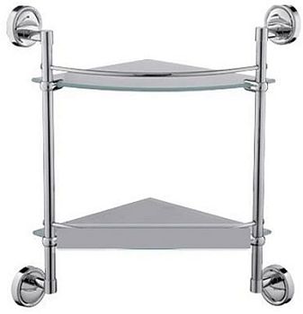 Полка Ledeme угловая *2 стекло L3507-2