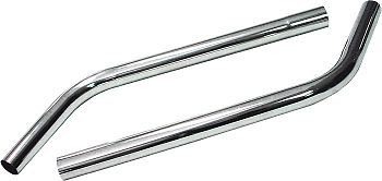 004.046 Трубка удлинительная с изгибом, металлическая 2шт х 0,5м (D40)