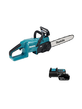 Пила цепная аккумуляторная Makita DUC357SF LXT BL 18В, 610 Вт, 14"/35 см, 3/8", 1,1 мм, 8 м/с, XPT, (BL1830B, DC18SD)
