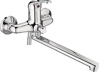 СМЕСИТЕЛЬ ДЛЯ ВАННЫ И ДУША LEDEME L30F L2239-B ДЛИННЫЙ ИЗЛИВ