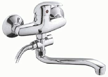 СМЕСИТЕЛЬ ДЛЯ ВАННЫ И ДУША LEDEME L2129-B, ДЛИННЫЙ ИЗЛИВ