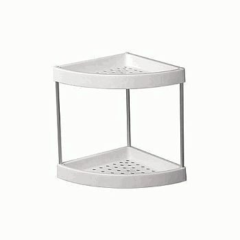 Полка угловая 2-х ярусная 25х25см Ledeme L362-2