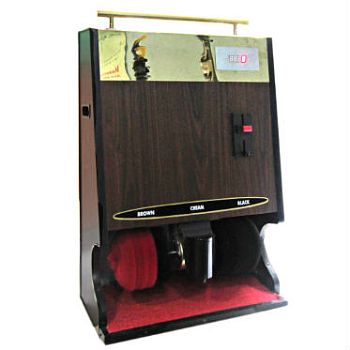 Вендинговый аппарат для чистки обуви с мультимонетным монетоприемником и электронным табло M1