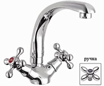 СМЕСИТЕЛЬ ДЛЯ КУХНИ LEDEME L4427 ЛИТОЙ ИЗЛИВ