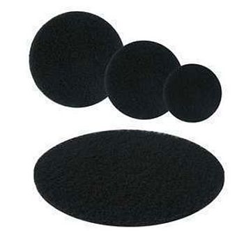 Чёрный размывочный круг FIBRATESCO 100DB017 (пад) 43 см