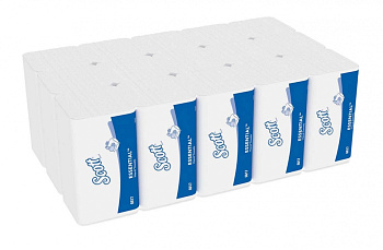 Бумажные полотенца в пачках Kimberly-Clark Скотт Экстра 6617, однослойные s-сложения