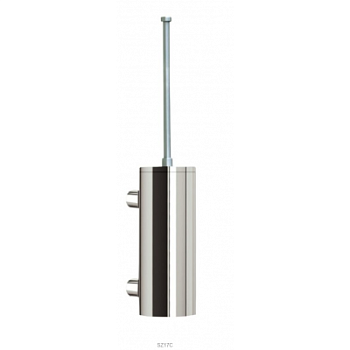 Ершик навесной металлический MERIDA STELLA STAINLESS SZ17C с крышкой, полированный