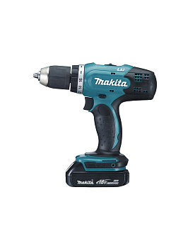 Дрель-шуруповерт аккумуляторная Makita DDF453SYX5 LXT 18В, 1х1.5 Ач Li-ion, 42 Нм, 1300 об/мин