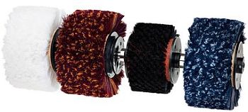 Комплект 4 щетки 210*100 мм в сборе с валом Eco Line Люкс 4