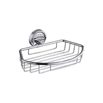 Мыльница Ledeme решётка хром 3528-2