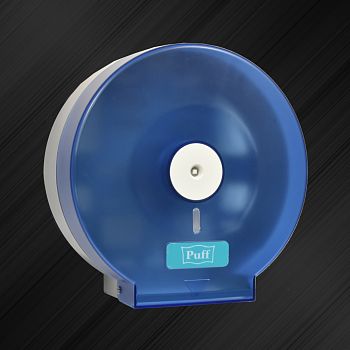 Диспенсер туалетной бумаги пластик. синий, Рuff-7115