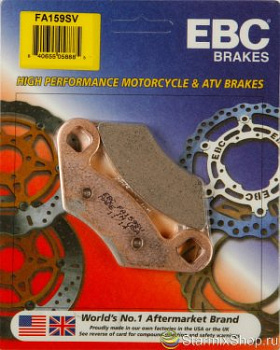 Колодки тормозные EBC для Polaris 800 F&R, RZR r/r, r/l