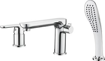 СМЕСИТЕЛЬ ДЛЯ ВАННЫ LEDEME L1153 ВРЕЗНОЙ НА 3 ОТВЕРСТИЯ