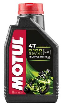 Моторное масло MOTUL 5100 4T SAE 10W30 (1 л.) 