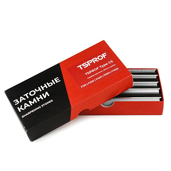 Камни для заточки TSPROF Профиль CS, на бланках (5 шт)