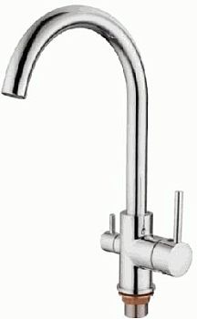 СМЕСИТЕЛЬ ДЛЯ КУХНИ LEDEME L4255-3, С ВЫХОДОМ ДЛЯ ПИТЬЕВОЙ ВОДЫ С ГАЙКОЙ