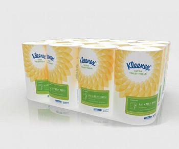 Туалетная бумага в стандартных рулонах Kimberly-Clark Kleenex ULTRA 8474