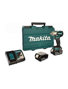 Гайковерт ударный аккумуляторный Makita DTW285RME LXT 18В, 2х4.0 Ач, 1/2\", 280 Нм, 0 – 2800 об/мин