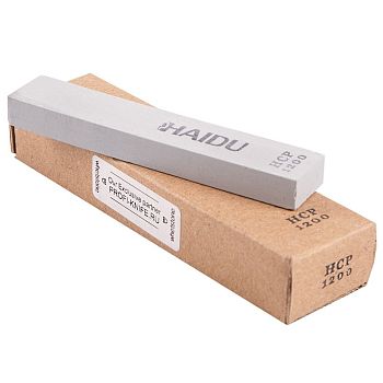 Камень для заточки профессиональный HAIDU 100х20х10 керамика+карбид кремния HCP1200(JIS#4000)