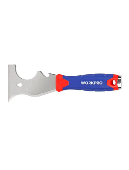 Шпатель-скребок  8 в 1  72 мм (нержавейка) WORKPRO