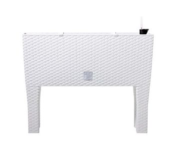 Кашпо с автополивом Prosperplast Rato Case High 72л, белый