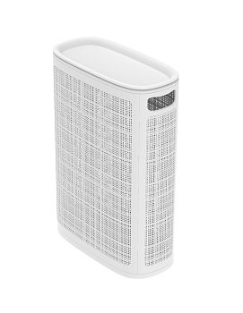 Плетёная корзина для белья сборная «Лён» 45 л (43х20х60 см) белый